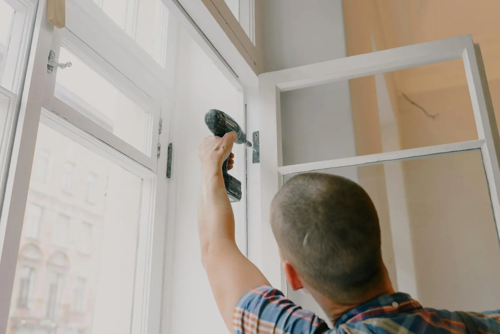 Close up of a modern energy-efficient window